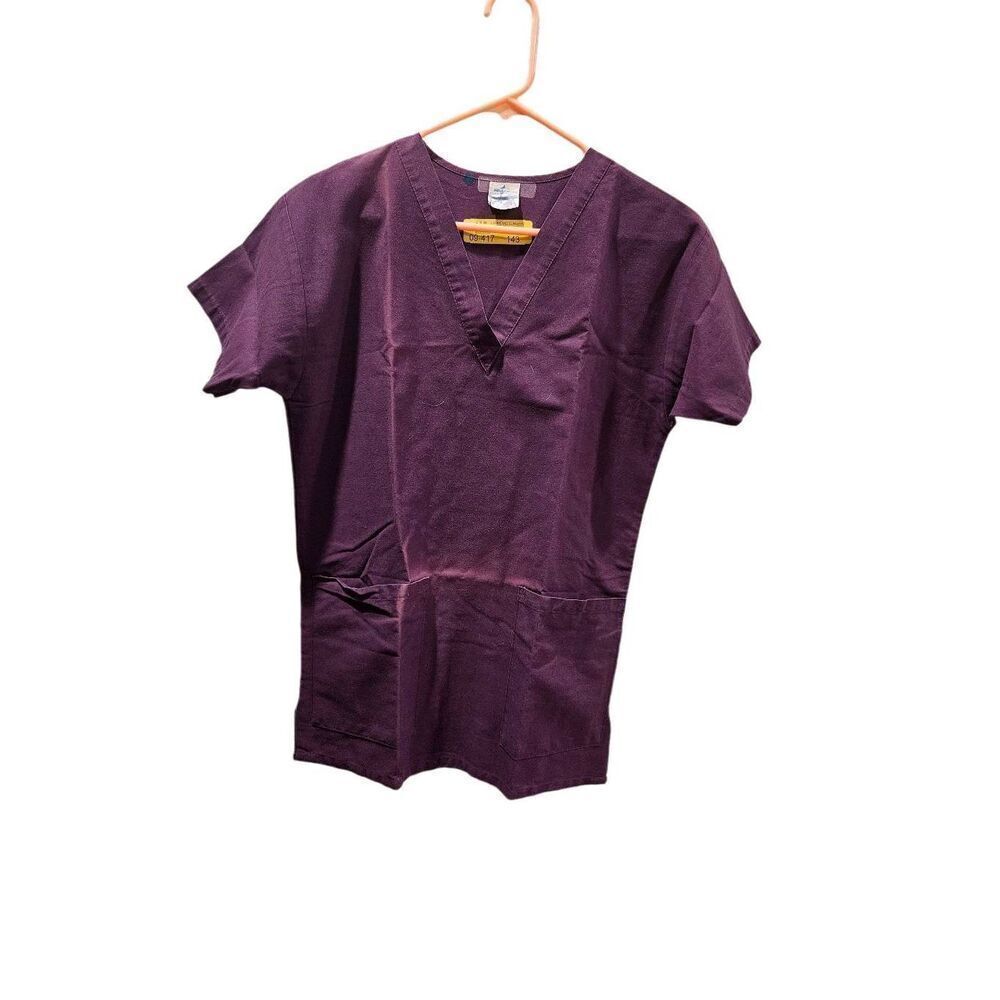 Medline S scrub top item #308 purple